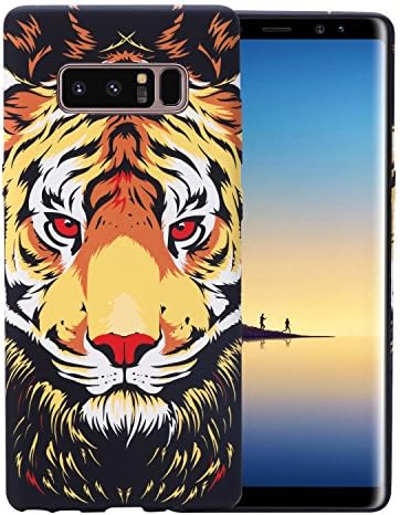 Samsung GALAXY NOTE8 Case, Jucellnday Vivid Animal Lines Scratch-Resistant Shock Absorption Technology Bumper Soft TPU Cover Case for Samsung GALAXY NOTE8- Tigers(2018)