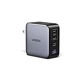 UGREEN Nexode 200W GaN USB C Wall Charger, 4-Port Foldable Compact Fast Type-C Power Adapter Compatible with MacBook Pro/Air,