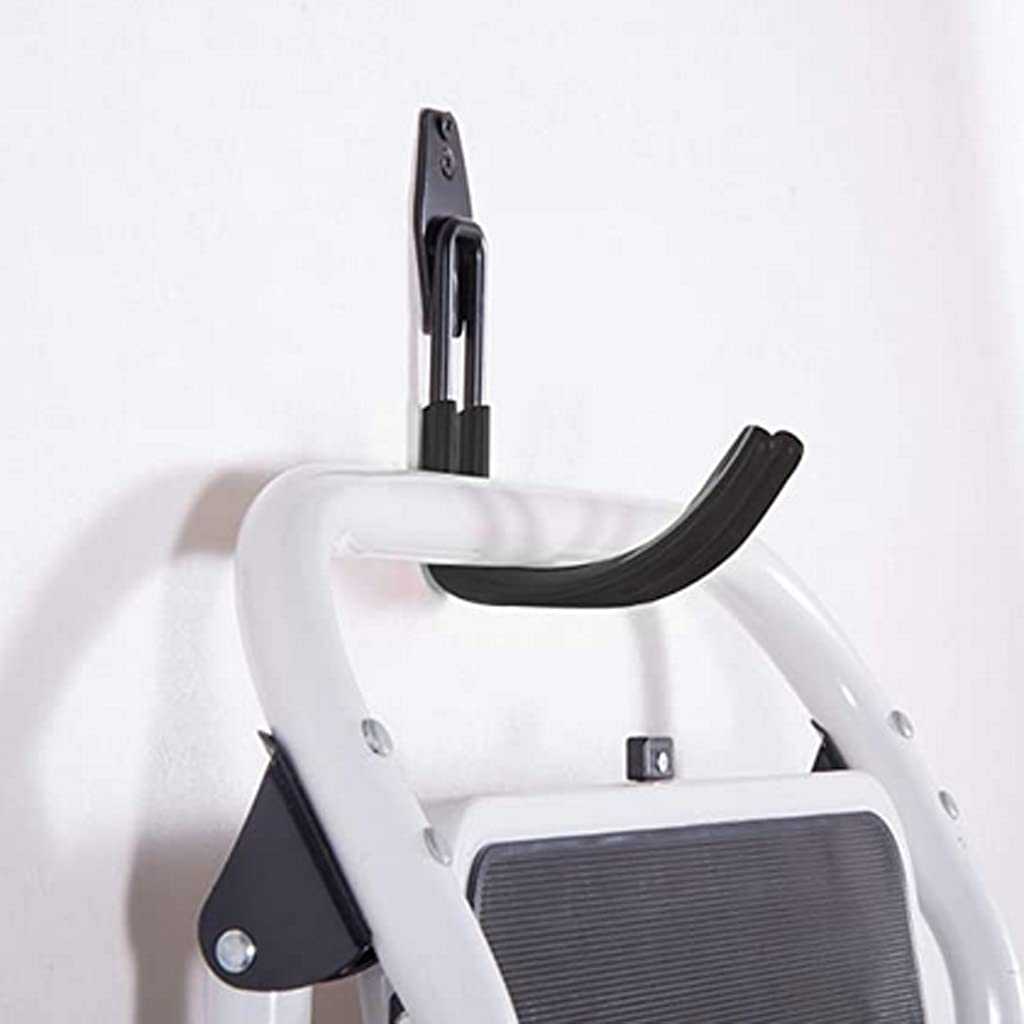 Zoele Wall Mount Baby Stroller Hanger - Baby Stroller Rack Holder, Garage Power Tool Hanger Wall Hook, Steel Garage Tool Storage Organizer Utility Hooks (Black)