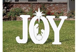 FrontYard Originals Outdoor Joy Nativity (White)
