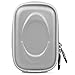GREY WHITE Eva Matte Point Shoot Slim Digital Camera Case fits Canon PowerShoot A2300 , A2600 , ELPH 110 , 520 , 530 , 510 HS