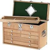 Grizzly H7720 20-Inch Maple 6 Drawer Chest