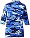 Komar Kids Big Boys' Fleece Camo Print Robe, Blue, X-Small