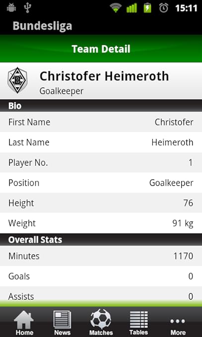 Amazon Com German Bundesliga 2011 12 Appstore For Android