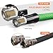 HooSeen Garden Hose Nozzle, 2 Pack Water Hose Nozzle Sprayer Set, 10 Adjustable Patterns Water Spray Nozzle, High-Pressure Anti-Slip Nozzle Sprayer for Car Washing,Pet Showering,Watering Lawn