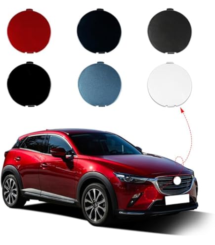 US Fit Mazda CX3 CX-3 2018 2019 Towing Hook Eye Cap Trailer Cover DK8A50A11ABB