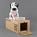 Mansalee Cute Dog Piggy Bank Doggy Coin Bank Canine Money Box (White Dog)