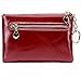 Women's Triple Zipper Leather Coin Purse Change wallet Coin Pouch RFID Card Holder with Key Ring