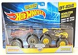 2014 Hot Wheels Off-Road Monster Jam Demolition Doubles Iron Man & Wolverine