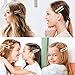 COOLKESI Pearls Hair Clips for Women Girls, 8 Pcs Fashion Sweet Barrettes Cute Snap Clips Styling Tools Hair Accessories, Bling Pearl Hair Pins for Wedding Party Daily Valentines Day Gift
