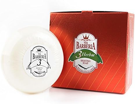 Via Barberia Shaving Soap - Italian Shave Soap for Men - 3 Scents! (SCENT: Herbae)