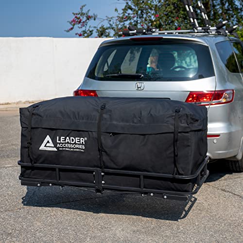 Leader Accessories Waterproof Hitch Cargo Carrier Bag, 17 Cu Ft (58" 21