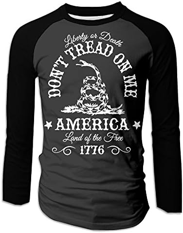 Don't Tread On Me Men's Sleeve Raglan T-shirt Tri-Blend T-shirt