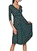 YEEZ Women's V-Neck Ruched Waist Casual Polka Dot Maternity Cocktail Dress