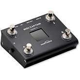 PAINTAUDIO Paint Audio MIDI Captain NANO 4 Foot Controller Multi-Effects Keyboards Synthesizer USB-MIDI DAW DSP Software USB-HID Support Multi-state Switch Cycling (MIDI Captain NANO 4)