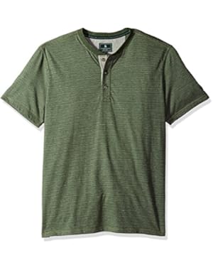 Men's Short Sleeve Carbonized Jersey Henley