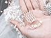 fxmimior Bride Rose Gold Pearl Hairband Wedding Hair Accessories even for Women