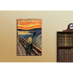 The Scream by Edvard Munch - Canvas Art Print