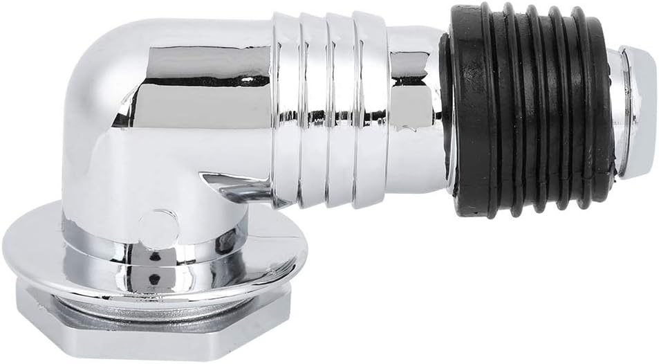 360‑Degree Rotation Connector Floor Drain Adapter, PVC Chromeplate