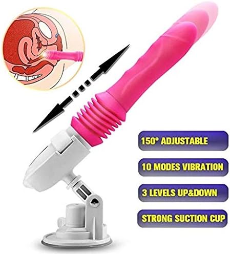 UIARTLOVE Automatic Massage Tool Machine Female Thrusting Machine for Women,Stress Relaxation Suction Cup with Attachments,Gift Package UIARTLOVE