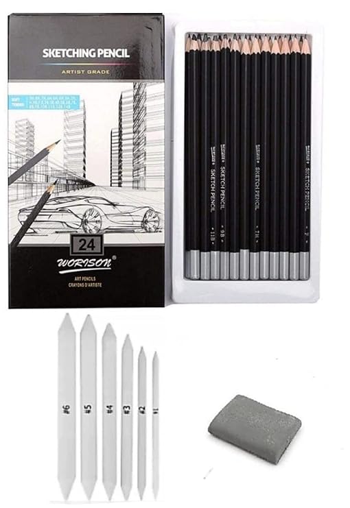 Pehrovin Ventures Sketching/Shading kit with Worison Sketching Pencils