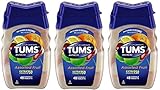 Tums Ex, Assorted Fruit, 48 Count (Pack of 3)