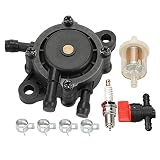 Hilom 16700-Z0J-003 Fuel Pump for Kawasaki 49040-7001 Briggs Stratton 808656 491922 Honda EB11000 EN2000 EN2500 Generator GC135 GC160 GC190 GX610 GX620 GX670 GXV530 GXV610 GXV620 GXV670 Engine