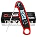 GikPal Instant Read Meat Thermometer Fast Accurate Digital Electronic Food Cooking Thermometer with Ultra-Fast Internal Probe for Grill Cooking Kitchen, BBQ, Baking, Grill and More (Red)