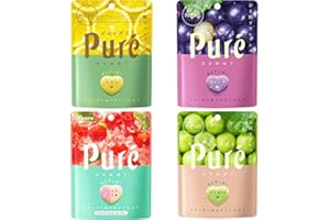 Ninjapo™ Japanese Kanro Pure Gu-mmy Candies Fruit-flavored 2.0oz 4pcs Assortment