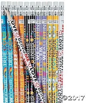 2 Dozen (24) BE YOU - Be Unique - DIVERSITY - Pencils - ACCEPTANCE - BE YOURSELF - Classroom GIVEAWAYS Party Favors TEACHERS