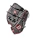 Wilson WTA10RB181786  2018 A1000 Gloves - Right Hand Throw Gray/Red, 11.5