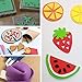 Supla 48 Sheets 12 Colors EVA Foam Handicraft Sheets 2mm Thick Craft Foam Sheets 9