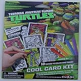 Teenage Mutant Ninja Turtles Cool Trading Card Kit (10 Cards, 5 Markers, 1 Sticker Sheet)
