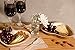 25 Heart Shaped Palm Leaf Plates Set with forks and napkins - Disposable Eco-Friendly Special Occasion Party Supply - I Love You Food Serving Idea