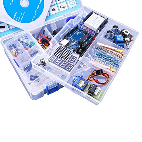 Diybigworld Elego UNO Project The Most Complete Starter Kit for Arduino Mega2560 UNO Nano with Tutorial / Power Supply / Stepper Motor