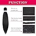 Pre Stretched Braiding Hair 8 Packs Yaki Texture Crochet Braiding Hair Extension Itch Free Low Tempreture Kanekalon Synthetic Fiber (16