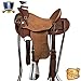 15″ Western Horse Saddle Leather Wade Ranch Roping Dark Brown Hilasonthumb 1