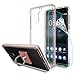 Nokia 6 Clear Case with HD Screen Protector+Phone Stand,Ymhxcy [Air Hybrid] Ultra Slim Shockproof Bumper Cover for Nokia 6 (5.5