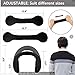 mysuntown Earmuffs Foldable and Adjustable Ear Warmers for Women and Men, Classic Soft Polar Fleece Stylish Winter Behind-the-Head Ear Protection