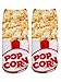Popcorn Photo Print Ankle Socks