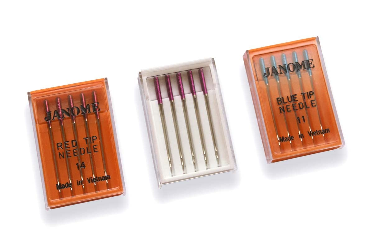 ALFA A6088 Set of 3 Special Needles for Sewing Machine, Steel, Multicoloured, 0, 3