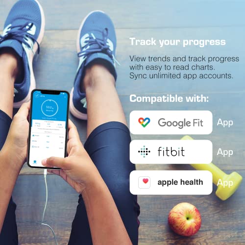 Active Era Digital Bathroom Bluetooth Scales Weight and Body Fat Fit