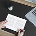 MONYES Thick Desk Pad Protector, PU Leather Desk Mat Blotters, Black Laptop Mat for Office/Home (24