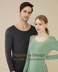 PLUMZJOY Women's Thermal Underwear Sets Ultra Soft