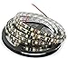 Lighten Glimmer LED Light Strip 5050 Black PCB 5M 300 LEDs Flexible Rope Lights DC12V High Brightness LED Backlighting Green Waterproof IP65