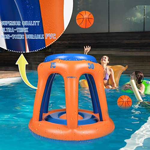 Swimming Pool Floats Pool Basketball Hoop Poolside Floating Basketball