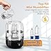Homasy VicTsing Upgraded Humidifiers with Filter Impurities Stone, 3L Ultrasonic Cool Mist Humidifier for Baby Bedroom, Large Vaporizer Humidifying Unit with Whisper-Quiet & Auto Shut-Off Protection