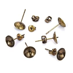 Adabele 200pcs Hypoallergenic Stud Earring Posts