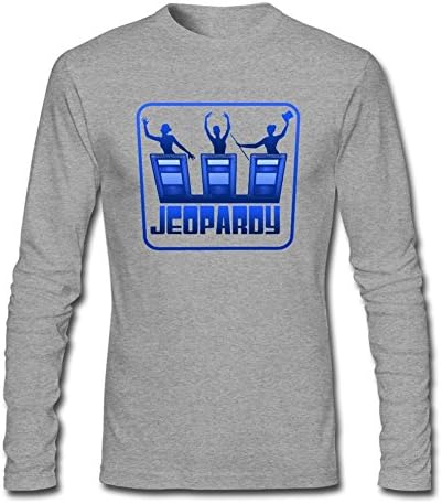 Newm Men's Jeopardy Game Long Sleeve 100% Cotton T Shirt