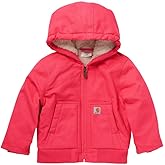 Carhartt Kid's CP9566 Canvas Insulated Hooded Active Jac - Girls